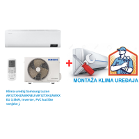 Klima uređaj Samsung Luzon AR12TXHZAWKNEU/AR12TXHZAWKXEU 3,5kW, Inverter,  PVC kućište vanjske j. SA MONTAŽOM